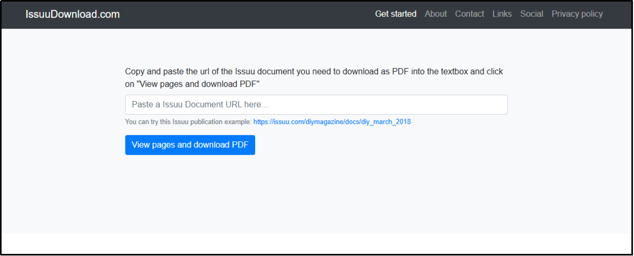  issuu download online tool