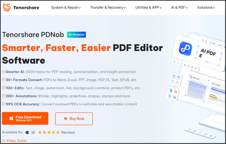 pdnob pdf editor by tenorshare