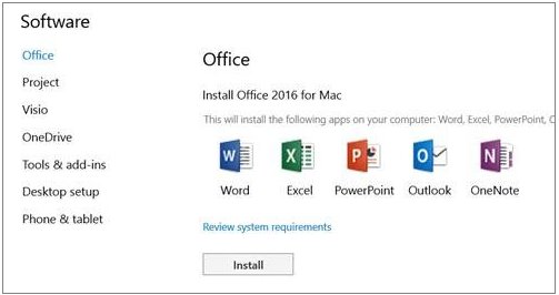 download office 2016