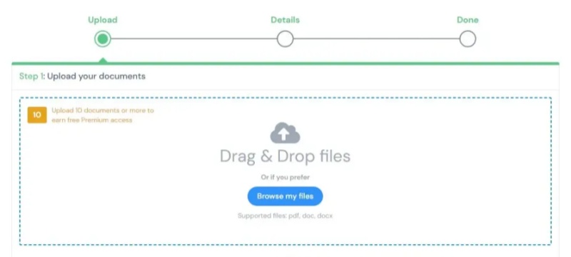 drag or drop files