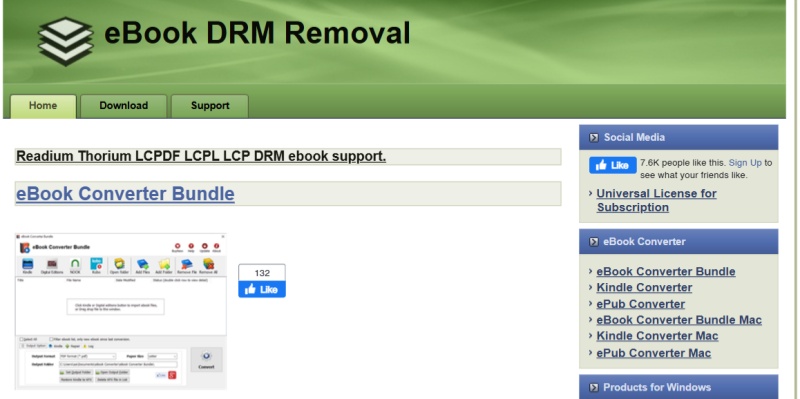 ebook drm removal