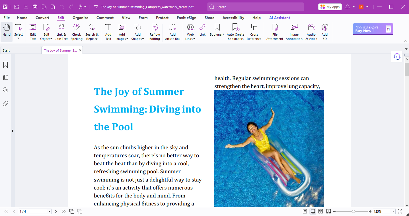 edit pdf foxit pdf editor