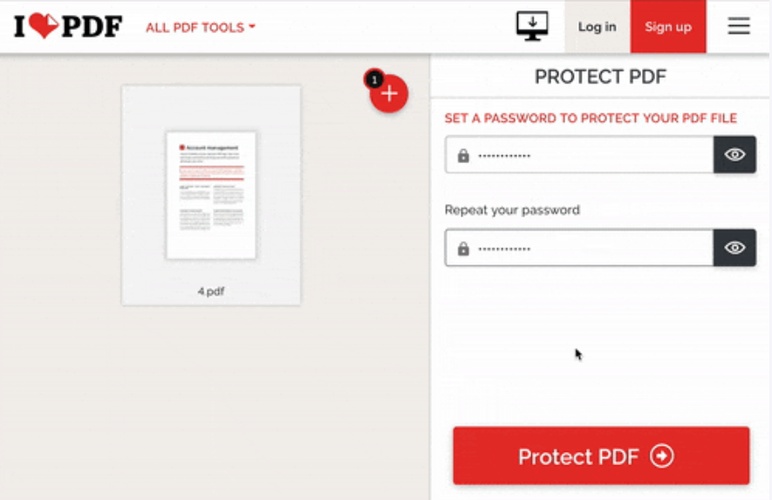 Enter a Strong Password