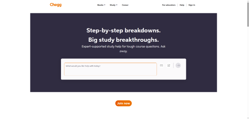 enter chegg free trial