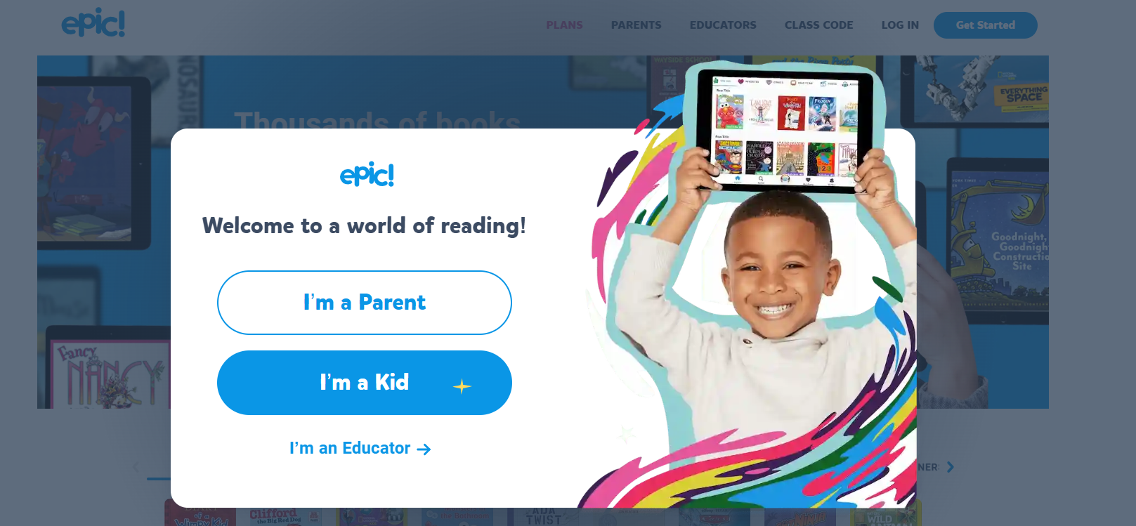 epic free books for kids