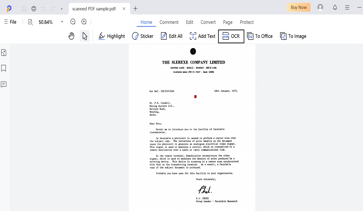 OCR PDF