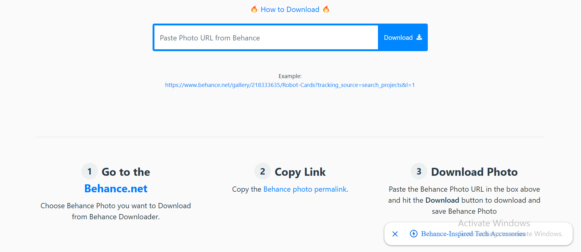 fetchpik behance downloader