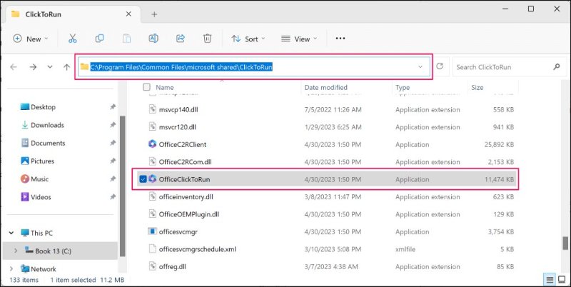 encontrar el problema de click to run de microsoft office