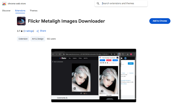  flickr metaligh images downloader
