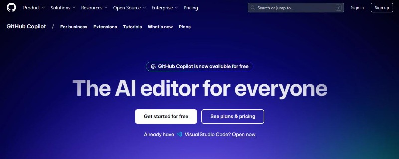 github copilot free ai tools like chatgpt