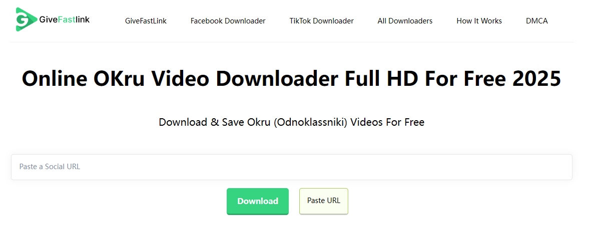 descargar video de okru con givefastlink
