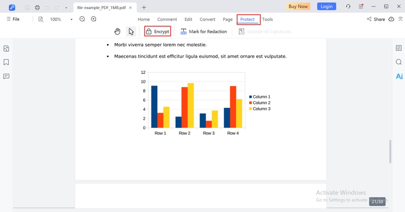 Go to the Protection Section