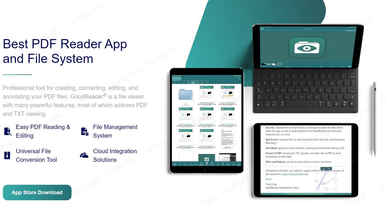 goodreader best pdf editor on ipad
