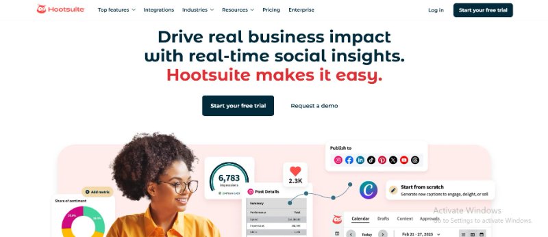 hootsuite social media management platform for small business