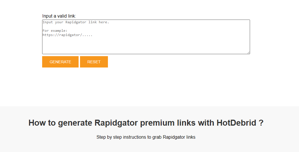 hotdebrid rapidgator premium link generator