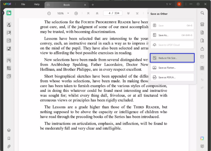 how do you make a pdf smaller to email