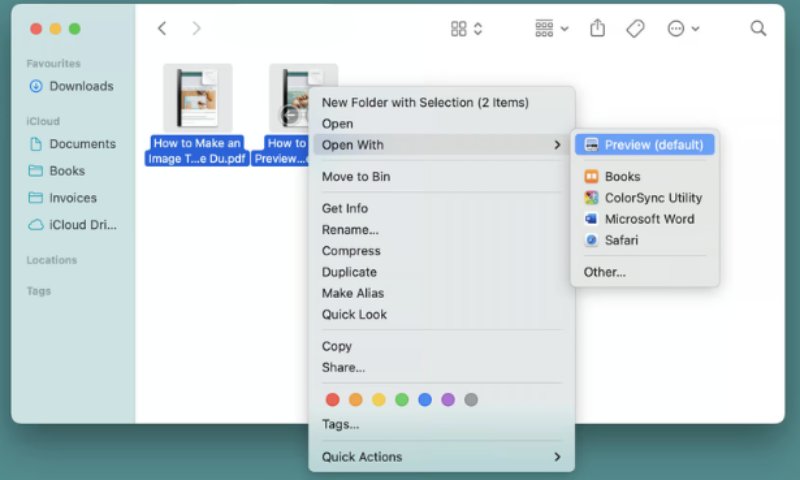 how to combine pdf documents mac