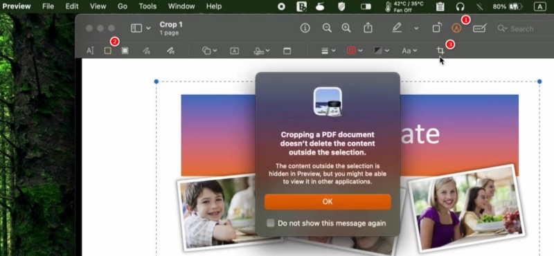 how to crop a pdf on mac