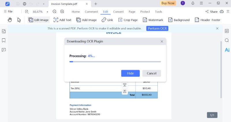 how to cut and paste a scanned document-step 2