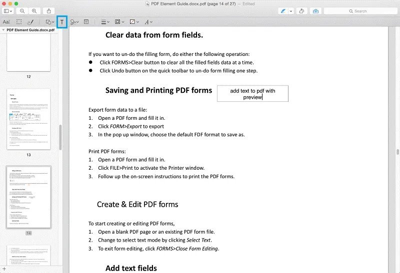 如何在 Mac 上不使用 Adobe 編輯 PDF 第 2 步