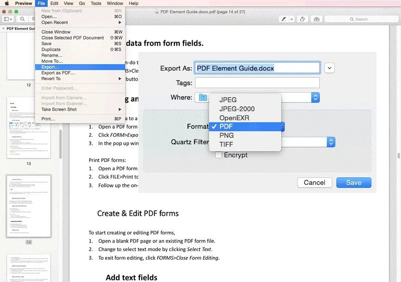 如何在 Mac 上不使用 Adobe 編輯 PDF 第 8 步