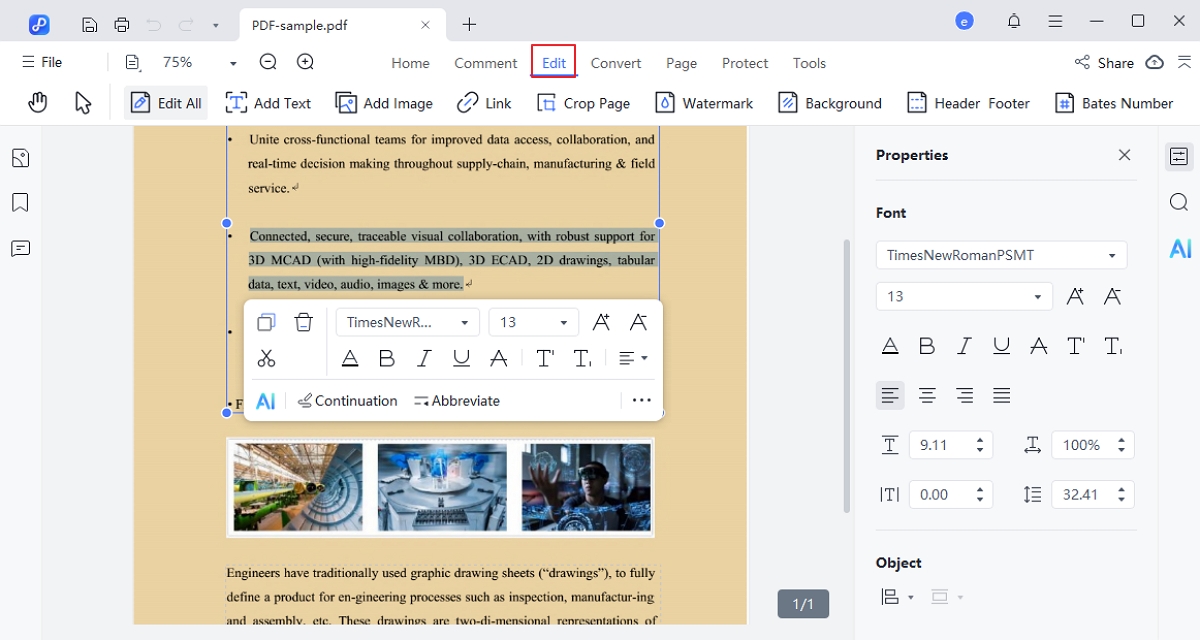 how to edit bank statement