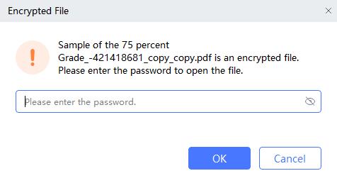 desbloquear PDF protegido con contraseña en Tenorshare PDNob