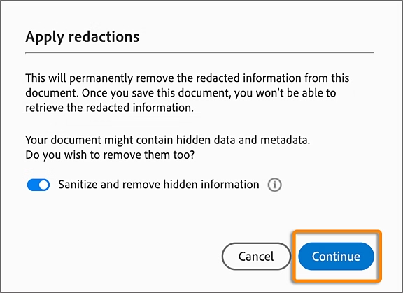 how to redact document in adobe