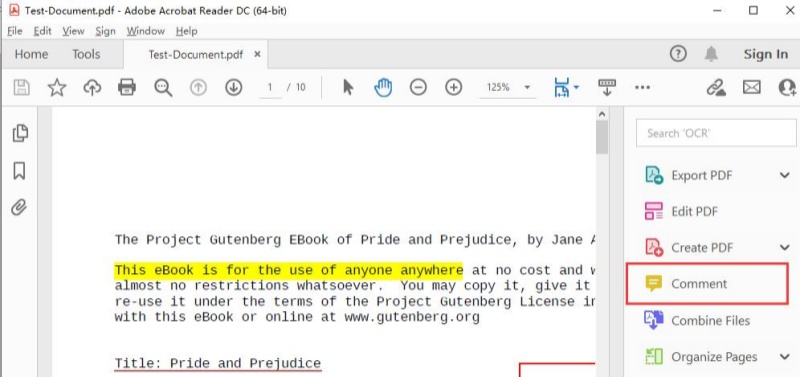 how to remove all highlights in pdf at once