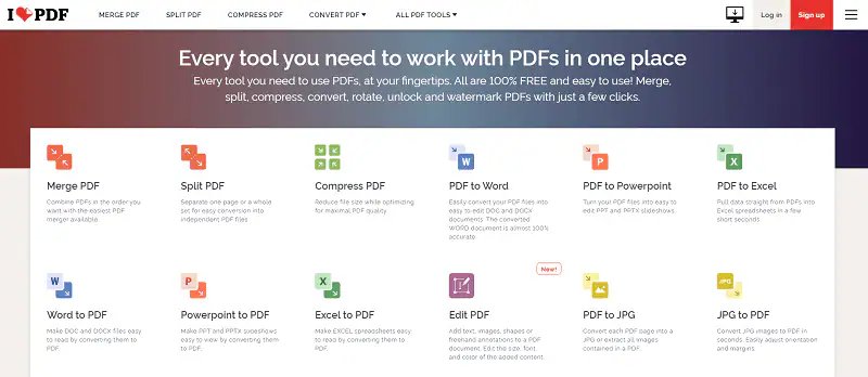 ilove pdf for free ocr
