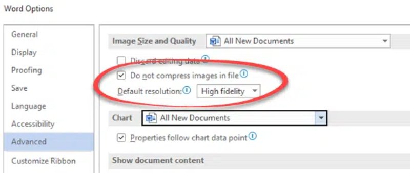 images or fonts distort after scaling fix step 2