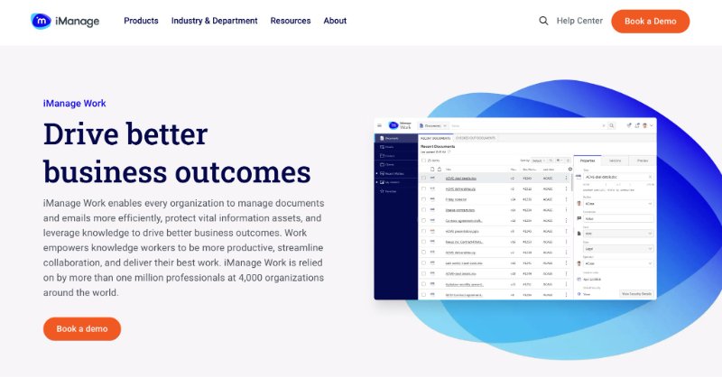  imanage document managment system for lawyers