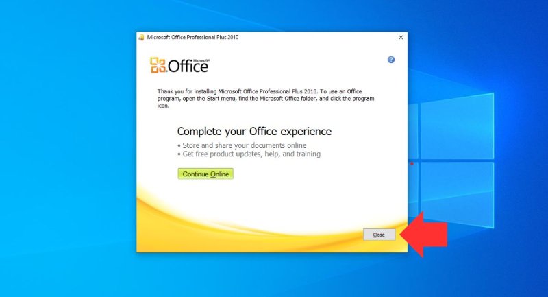 innstall microsoft 2010
