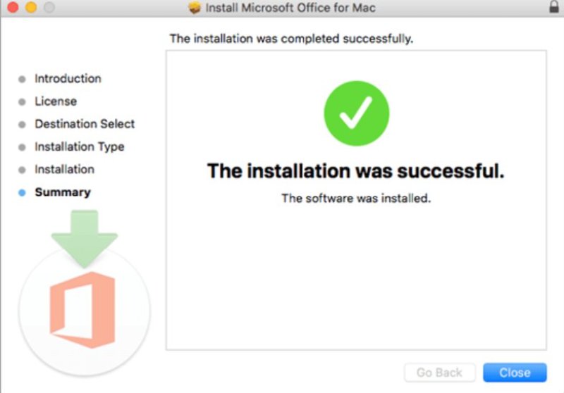 proceso de instalación para finalizar la descarga