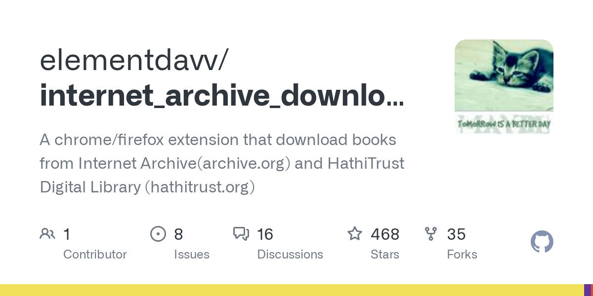 internet archive downloader github