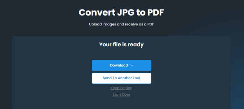            tinywow download jpeg to pdf