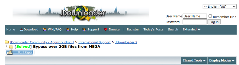 jdownloader mega bypass