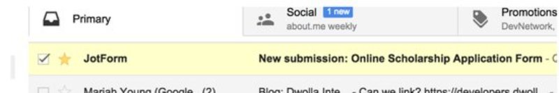Jotform quick test run