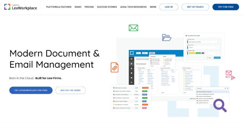 lexworkplace docemnt managment tool for lawyers