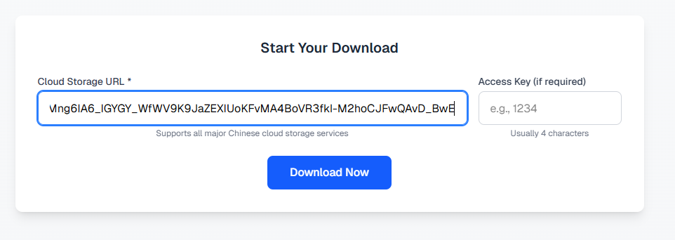 link baidu pan download