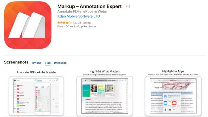 pdf markup for pdf annotation
