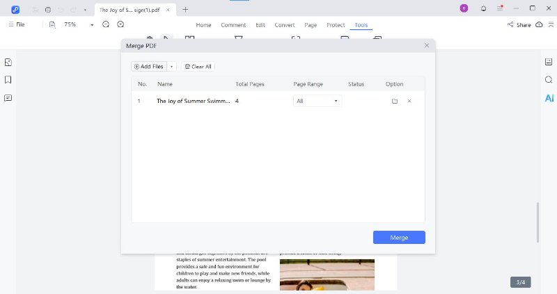 merging multiple pdf after downloading from turbobit step 3