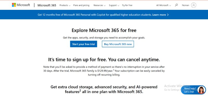 prueba gratuita de microsoft 365