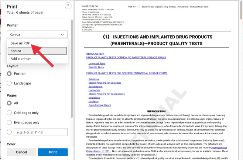 microsoft print to pdf hyperlinks not working