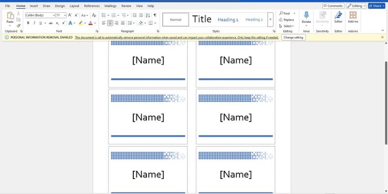 microsoft word design bunco score sheets