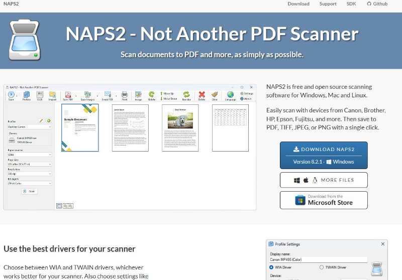 naps2 software for ocr