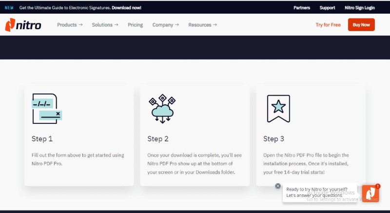 nitro free trial version