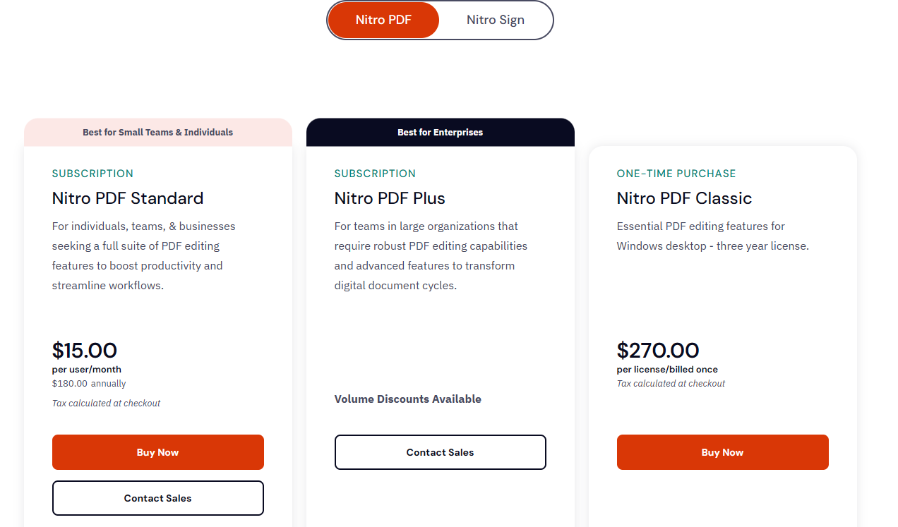 nitro pdf pro price