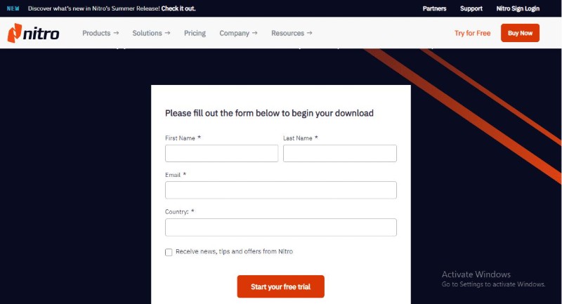 nitro try for free