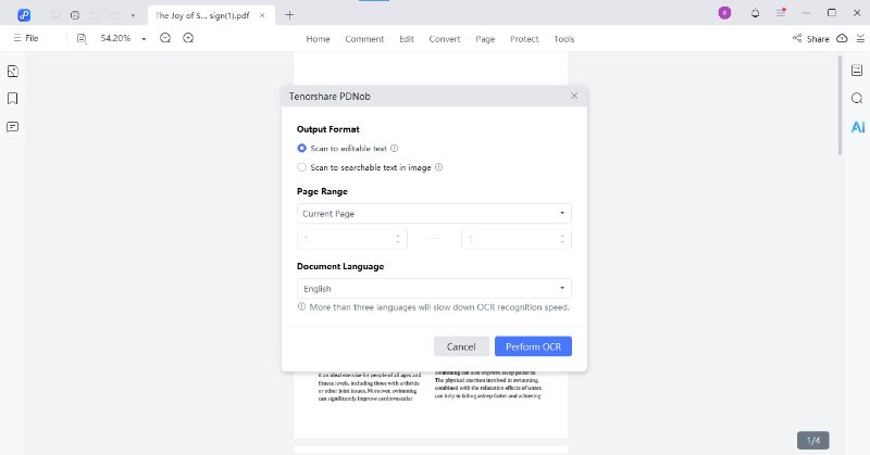ocr pdf files after downloading from turbobit step 2